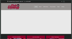 Desktop Screenshot of clubsynergy.com.au